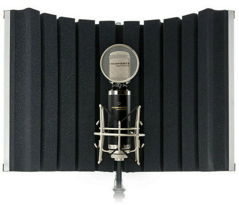 Marantz Sound Shield Compact Folding Vocal Reflection Baffle Microphone Stand