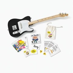 Fender x Loog Telecaster Kids Electric Guitar 3 Strings Beginner Set (Black)
