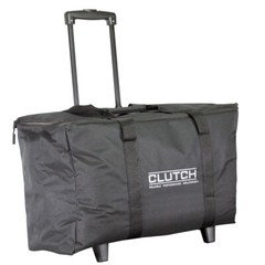 DJ Lighting Audio Equipment Multipurpose Accessory Utility Bag w Handle & Wheels
