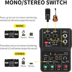 Compact USB Audio Interface for PC – 2-Channel XLR & 3.5mm Microphone Input