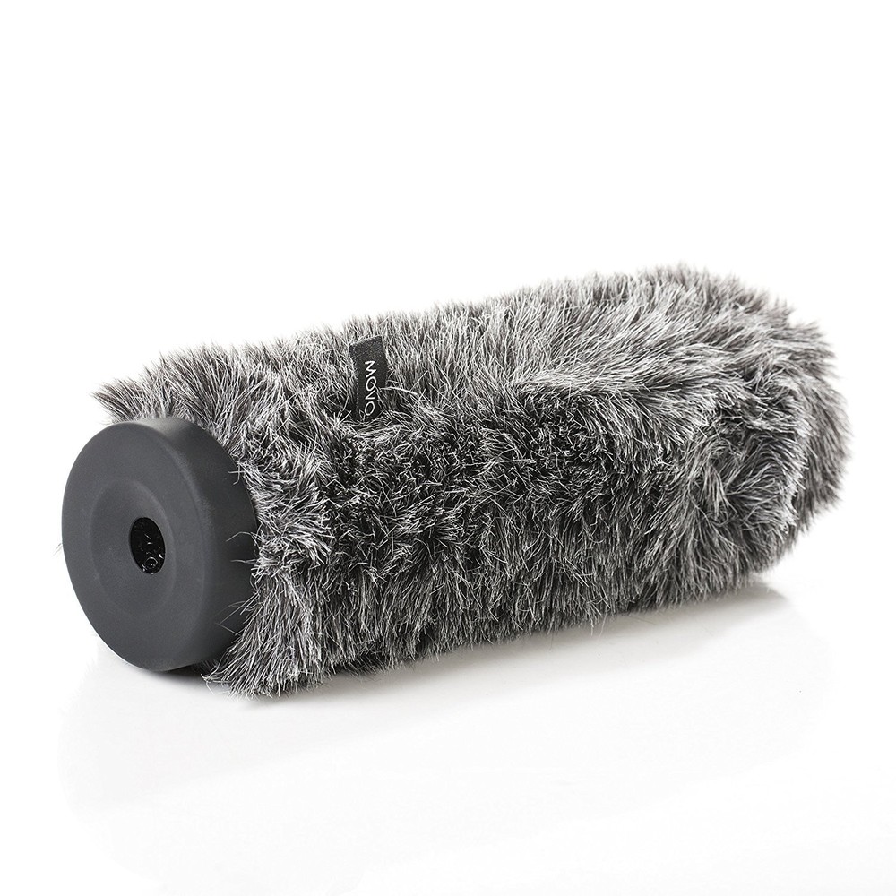 Movo WS-G300 Furry Rigid Windscreen for Mic 18-23mm in Diameter and up to 11.8″