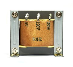 AC power Transformer IN AC 230V 120V 50Hz Out= AC 250V 150mA + 6.3V 5A 69VA Tube
