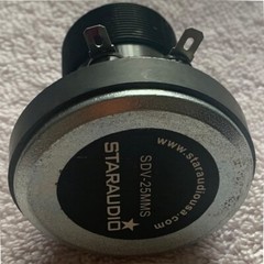 25MM 8 Ohms Titanium Driver Compression Screw-on Horn PA Speaker Driver Tweeter