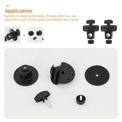 Mic Stand Accessory Adjustable Holder for Microphones Arm Mount Clamp Adapter