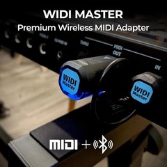 WIDI Master Bluetooth MIDI Adapter | 5-pin DIN, Ultra Low 3ms Latency, No Ba…