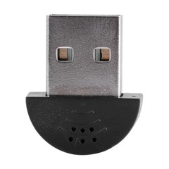 Mini USB Microphone Mic Audio Studio Recording Adapter For Laptop PC Computer
