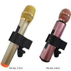2 Pack Microphone Clip Holder Mic Stand Clips Replacement with 5/8″ 3/8″ 1/4’…