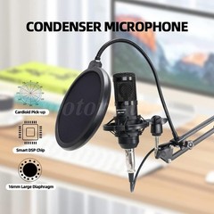 Home Audio Mixer Kit Sound Card Podcast For Live Game Music Record Condencer Mic