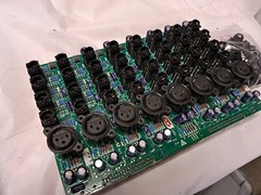 soundtracs topaz input module complete pcb parts spare xlr 1/4 with caps