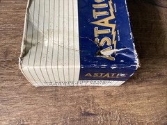 NOS NEW IN BOX Vintage Astatic JT-30 Bullet Crystal Microphone W/ Stand