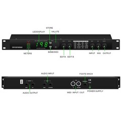 Professional Digital Reverberation Multi Processor Audio Processor4252