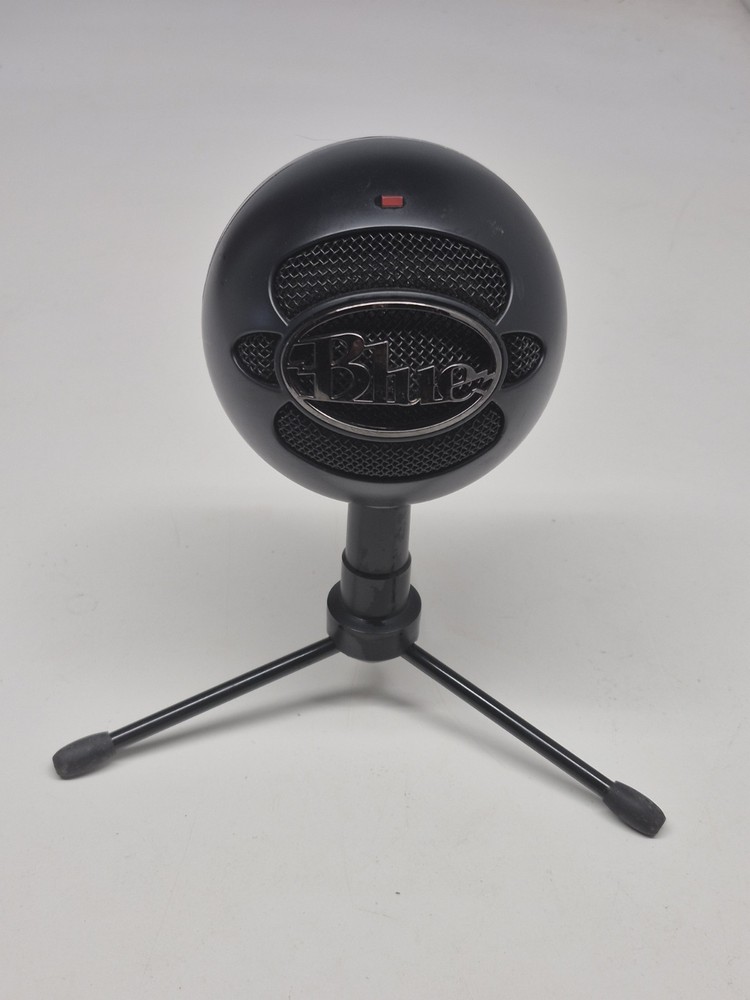 Blue Snowball iCE USB Mic for Recording & Streaming on PC & Mac Black With Stand