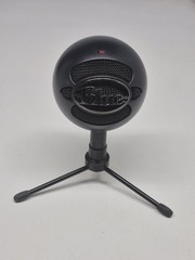 Blue Snowball iCE USB Mic for Recording & Streaming on PC & Mac Black With Stand