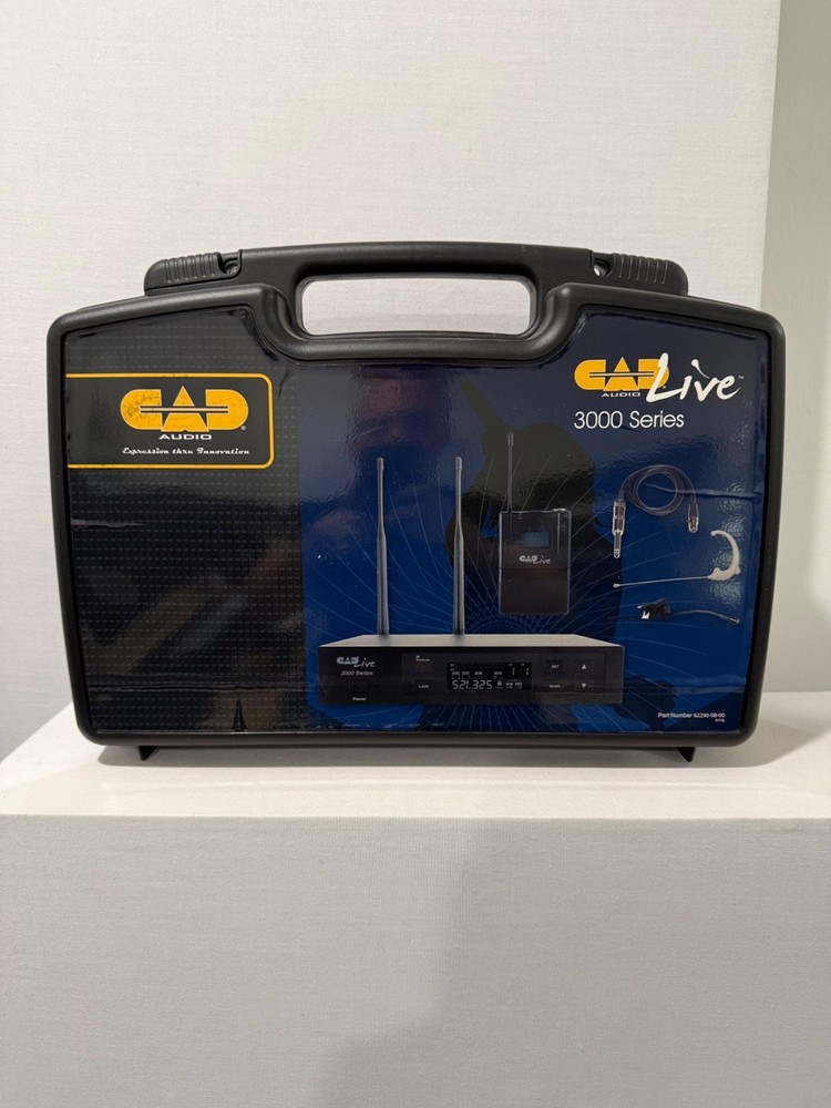 CAD WX3010N UHF Wireless Body Pack Mic System w/ E19 Earworn & E29 – OPEN BOX