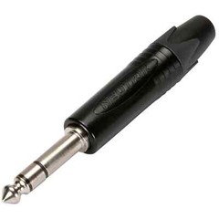 1/4″ TRS Stereo Phone Plug Audio Jack Neutrik NP3X-B 3 pole