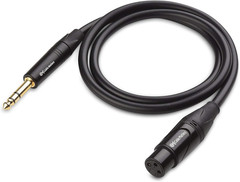 Cable Matters 2-Pack Premium XLR Microphone Cable 3 Feet & 1-Pack 6.35Mm (1/4 In