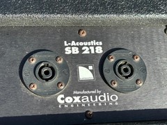 (2) L-Acoustics SB218 Subwoofer Loaded W/ JBL 18SWS1100 18″ 4400W (THS)