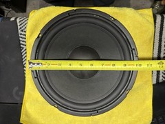 10” Woofer Speaker W25GR31-51F – 8 Ohm – For Parts or Repair – Taiwan R.O.C.