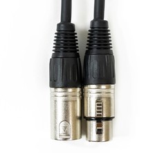 Gearlux 3.2-Foot 3-Pin Male-to-Female DMX Cable – 10 Pack