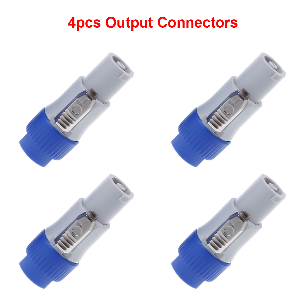 4pcs Replacement PowerCon Output 20A AC Cable Connector for Neutrik NAC3FCB