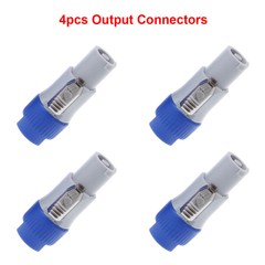 4pcs Replacement PowerCon Output 20A AC Cable Connector for Neutrik NAC3FCB