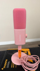 MAONO USB/XLR Dynamic Microphone for Streaming & Podcasting 48kHz/24bit Pink