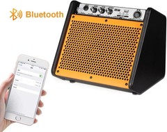 Drum Amplifier 20W, Wireless Electric Drum Speaker Keyboard Amp, Mini DM20 Po…