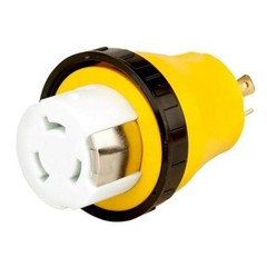 NEMA L14-30P to 50A SS2-50R RV Marine Power Generator Adapter, 30A L14-30P to