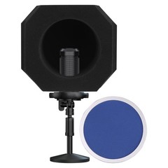 Professional Microphone Isolation Shield with Pop Filter,Reflection Filter fo…