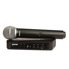 Shure BLX24/PG58 UHF Wireless Microphone System – Perfect for Church.. -OPEN BOX
