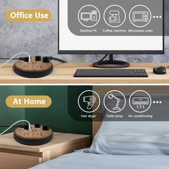 Power Strip Surge Protector 6 AC outlets with USB and USB-C PD 20W Fast Charg…