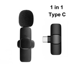 Lavalier Microphone Wireless Audio Video Recording Mini Mic For Android / iPhone