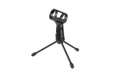 Gator Frameworks Mini Tripod Desktop Microphone Stand with Clip Mini, Compact