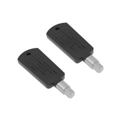 2Pcs Mini Fridge Key Lock Freezer Door Key Pentagonal Hole Key for Chassis Di…