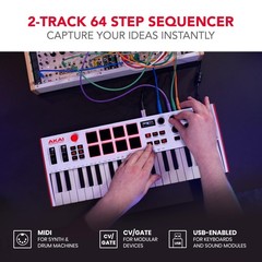 MPK Mini Plus – USB MIDI Keyboard Controller with 37 Mini Keys, 8 MPC Pads, Sequ
