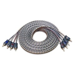 RECOIL RCI417 100% Oxygen Free Copper 17ft 4 Channel RCA Audio Cable Twisted…