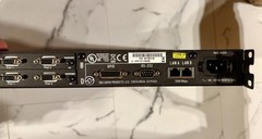 QSC Q-SYS I/O Card Frame Type 2 w/ Four CODP4 DataPorts Output Cards