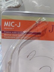 MIC-J Headset Condenser Headworn Microphone T4 Dual Ear Mount Unidirectional