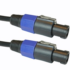 4PACK speakon compatible 25 FOOT PRO AUDIO PA DJ SPEAKER CABLES 12 GA GAUGE WIRE