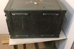 Aluminum EDAK MILEX 12U 19×19 Rack Mount Case With Accessory Door in 1 Lid