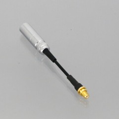 Mini-XLR 3Pin TA3M plug to Microdot 3″ audio RF cable for Microphone headphone