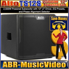 Alto Professional TS12S 12″ Powered Subwoofer/ 1 Year Manufacture Warranty