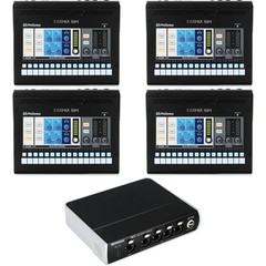 PreSonus EarMix 16M AVB Personal Monitor Mixer 4 Pack with 5-port Audio Video