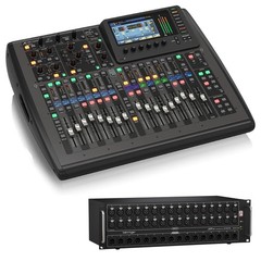 Behringer X32 COMPACT 16 x 8 Digital Mixing Console w/ S32 Digital Stage Box KIT