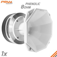 PRV D4400Ph-Nd v2 Phenolic 400 Watts 2″ Horn Driver Neodymium + WGP14-50X White