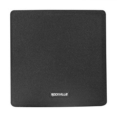 Cube by Rockville Pair of 3.5″ Black Commercial 70v Swivel Wall Mount Speakers