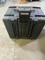 SKB 10U Roto Rolling Travel Rack Audio/Server Equipment Case w Handle 14″ X 18″