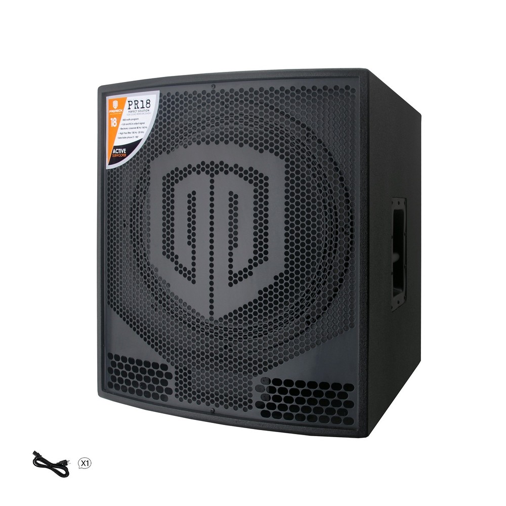 PRORECK 18 inch Powered Subwoofer 2000W Stage Live Sound Concert Bass Speaker