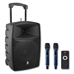 Proreck 800W 10“ Rechargeable Bluetooth Wireless PA Speaker for party