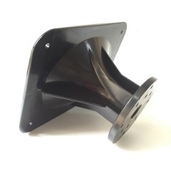 9.5″x7″ Oval ABS Screw-On Horn For Assorted Exit Driver 26mm Throat Shinny S-304